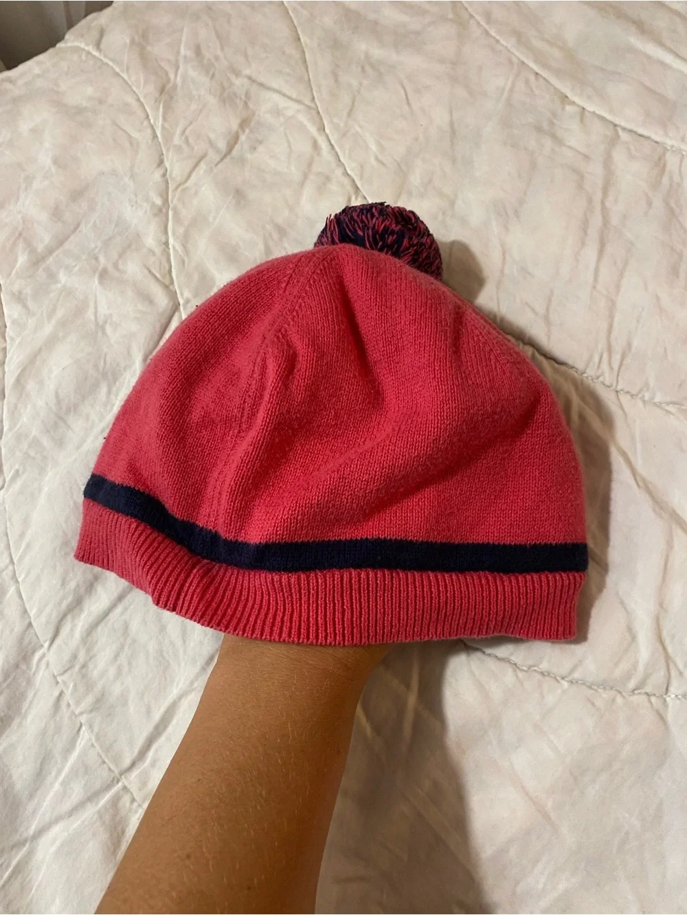 Vineyard Vines 2012 Cashmere Blend Whale Pom Beanie Kid’s L XL